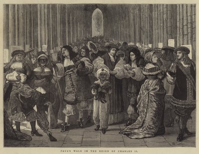 Passeggiata di Paolo durante il regno di Carlo II da William III Bromley